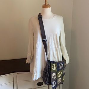 Alter’d State white romantic 3/4 or long sleeve top